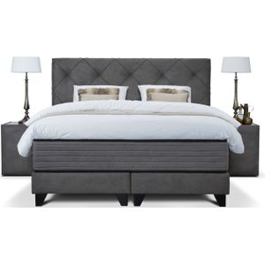 Serta limited boxspringset vlak magnifique met royalty matras hr topper