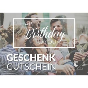 Vinolisa Selezione Gutschein (zum Ausdrucken) Happy Birthday 50 €