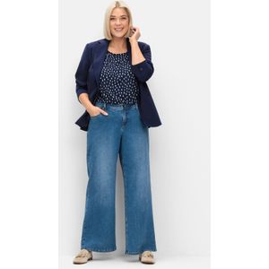Weite Jeans in Curvy-Schnitt VERENA, blue Denim, Gr.50