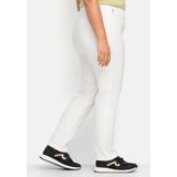 Gerade Bengalinhose mit hohem Schlupfbund, weiß, Gr.52