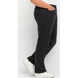 Gerade Thermohose mit Komfortbund, schwarz, Gr.42