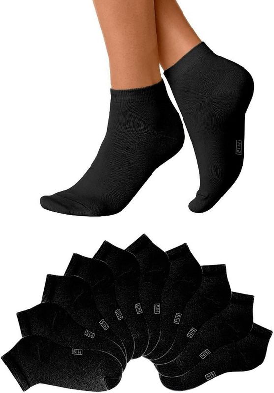 Kurzsocken, schwarz, Gr.35/38