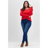 Doppelpack Jeggings mit Kontrastnähten, blue Denim+dark blue Denim, Gr.56