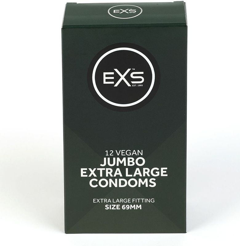 Vegan Jumbo XL Condooms EXS - 12 stuks