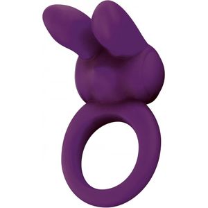 EOS Vibrerende Rabbit Cockring - Paars