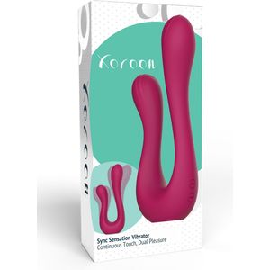 Xocoon Sync Sensation Dubbele Vibrator - Roze