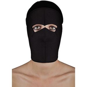 Extreem BDSM masker met klittenbandsluiting