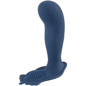 Vibrerende Buttplug met Afstandsbediening - Blauw