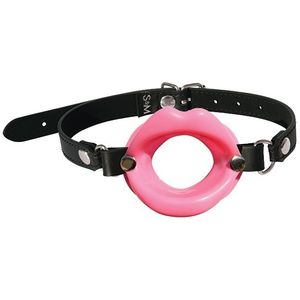 Open Mouth Gag - Silicone Lips Pink