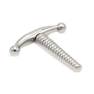 Stalen Penis Plug Screw Drive XL