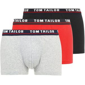 Tom Tailor Boxershort 3 Pack Navy-Crimson