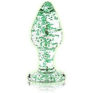 Buttplug Glow In The Dark Large - Clear
