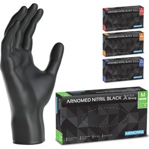 Extra Sterke Wegwerphandschoenen Zwart - 100 Stuks