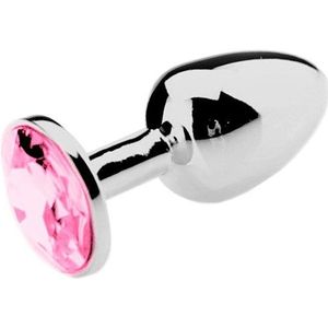 Buttplug aluminium Medium Pink