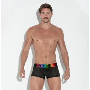 Code 22 Pride Mesh Trunk - Zwart