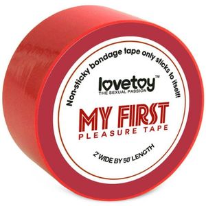My First Non-Sticky Bondage Tape - Rood