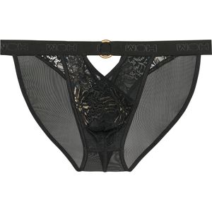 Pure Seduction Tanga Slip Zwart - WOH by HOM