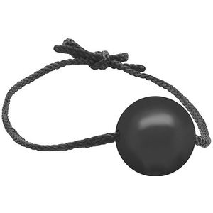 Kleine Ball Gag met leren Band - Zwart