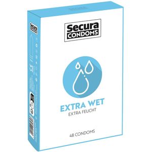 Secura Extra Wet Condooms - 48 Stuks