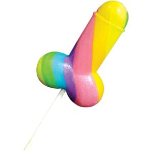 Rainbow Cock Pop Lolly