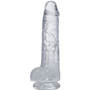 Realistische Dildo 20cm - Transparant