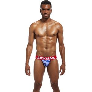 Jockmail JM214 Camouflage Jockstrap - Red