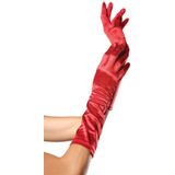 Satijnen Handschoentjes - Rood