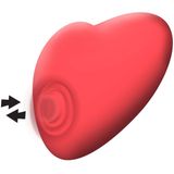Xocoon Heartbeat Pulserende en Vibrerende Stimulator - Rood