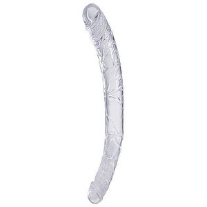 Dubbele Dildo 33 cm - Transparant