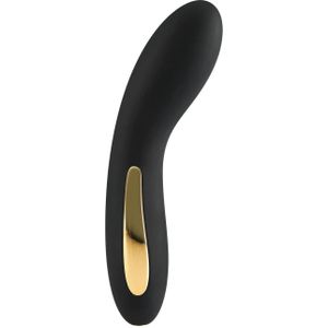 Zwarte vibrator met Led Verlichting - Luminate