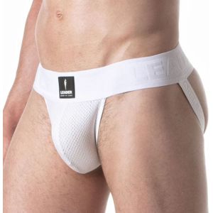 Leader Menswear Sports Mesh Jockstrap - Wit