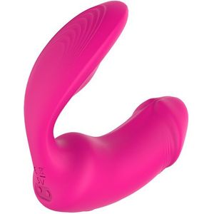 Dubbele Vibrator in Penis Vorm - Roze