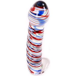 Glazen Dildo Color Swirl