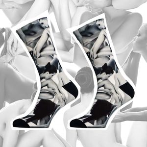 Sock My Black White Woman Herensokken - Zwart/Wit