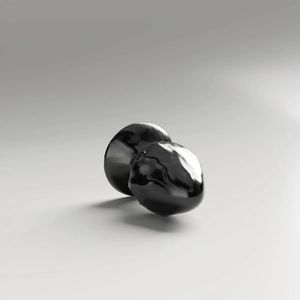 All Black Steroid Buttplug The Kettlebell - Zwart