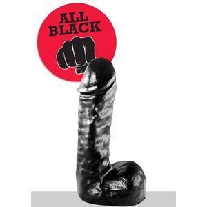 All Black Boudewijn Dildo - 19 cm