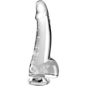 King Cock Clear 7.5 Inch met Ballen