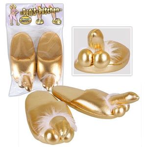 Penis Slippers Goudkleur