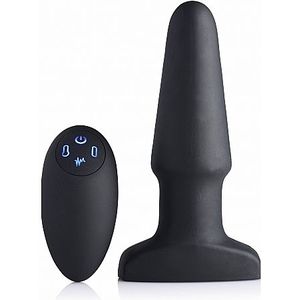 Opblaasbare en Vibrerende Buttplug met Afstandsbediening