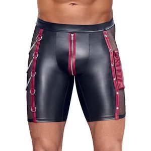 Strakke Broek met Matte Look - Zwart