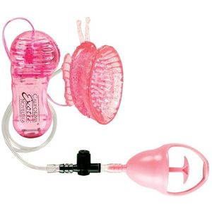 Roze Clitoris Pomp met Vibratie