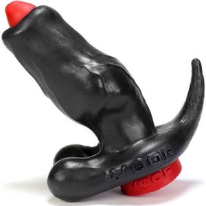 Holle Buttplug - Zwart/Rood