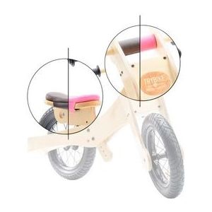 Seat + Chinguard Trybike Wood Pink