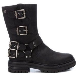 Refreshvoor vrouwen. 17224001-NEGRO Enkellaarsjes 172240 zwart (37), 1 tot 3 cm, Ritssluiting, Casual