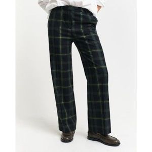 Gantvoor vrouwen. 4150342 Relaxed Fit Bootcut marine chino broek (38), Casual, Katoen, Marineblauw