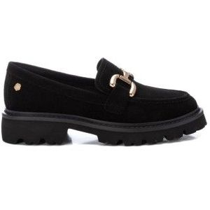 Carmelavoor vrouwen. 16195201-NEGRO Leren loafers 161952 zwart (37), Leer, Plat, Geen, Casual