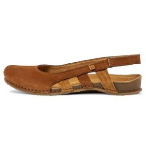 El Naturalistavoor vrouwen. 258171223005_023 Leren sandalen N5817 Panglao bruin (42), Leer, Plat, Klittenband, Casual