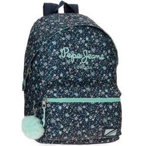 Pepe Jeansvoor meisjes. 6712321 Rugzak Alenka marine (OSFA), Casual, Polyester, Marineblauw, kinderkleding