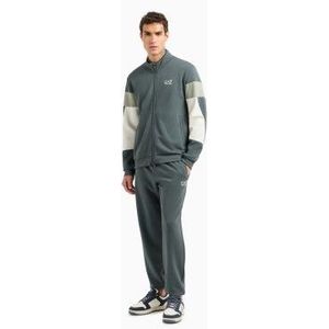 EA7voor mannen. 7M000282_AF12660 Trainingspak Zomer Blok zwart (S), Casual, Sportief, Meerdere sporten, Polyester, Lange mouwen