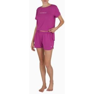 Emporio Armanivoor vrouwen. EW000781_AF12192 Kort logo roze (XS), Homewear, Strandkleding, Viscose